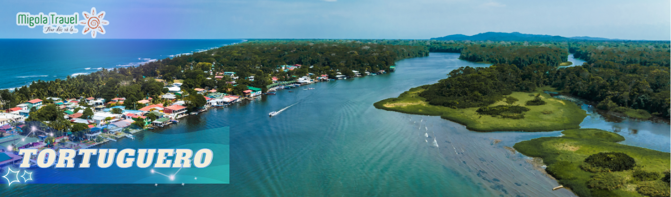 Tortuguero là một ngôi làng trên bờ biển Bắc Caribe của Costa Rica thuộc tỉnh Limón. Ngôi làng nhỏ, chỉ có thể đến bằng thuyền hoặc máy bay, được duy trì gần như hoàn toàn bằng du lịch sinh thái.