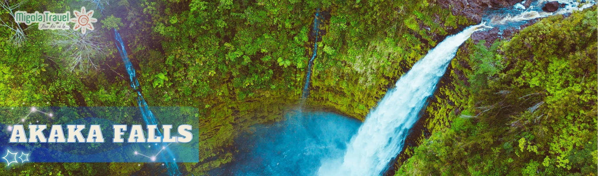 Khu công viên tiểu bang Hawaii với thác nước hùng vĩ cao 135m nằm lọt thỏm giữa cánh rừng nhiệt đới. Thác nước cuộn trào đổ xuống một khe núi sâu thẳm.