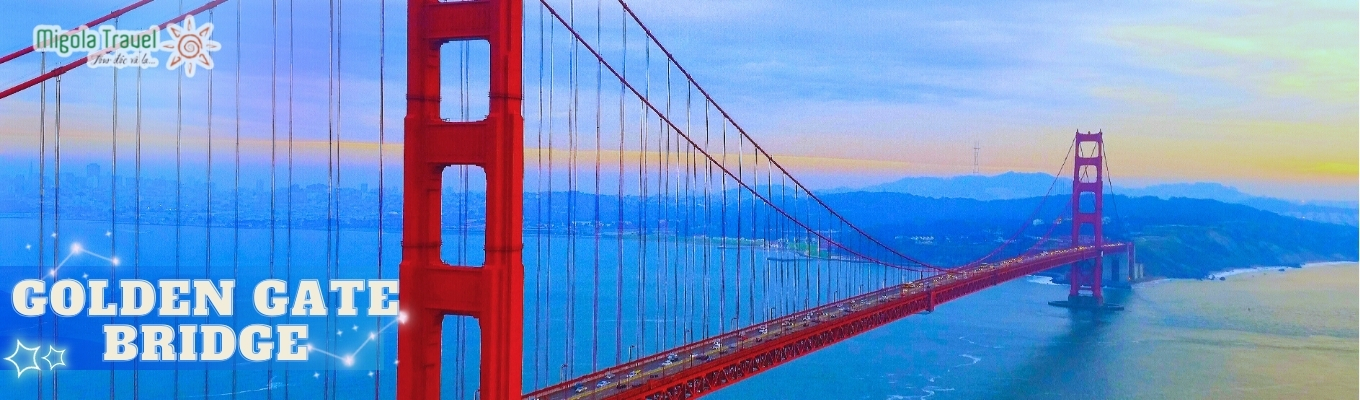 Cầu bắc qua eo biển Cổng Vàng nối vịnh San Francisco với Thái Bình Dương. Tại thời điểm hoàn thành, cầu Cổng Vàng là cây cầu treo dài nhất thế giới và hiện tại vẫn là cây cầu treo dài thứ hai tại Hoa Kỳ.