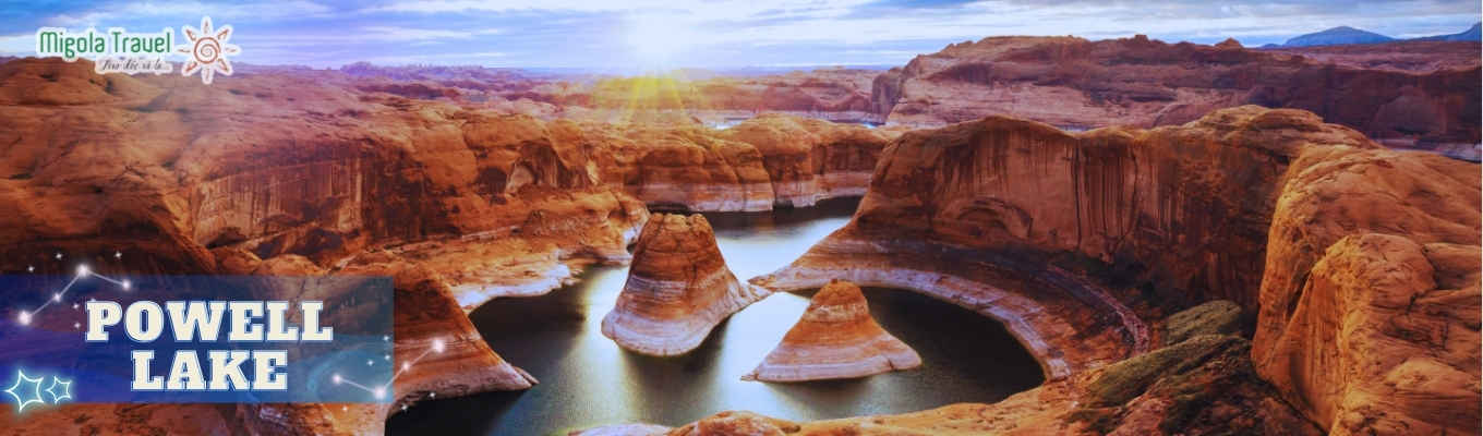 Đập Glen Canyon được xây dựng trên sông Colorado với thiết kế dạng vòm và hình thành nên hồ Powell – một trong những hồ nước nhân tạo lớn nhất Hoa Kỳ. 