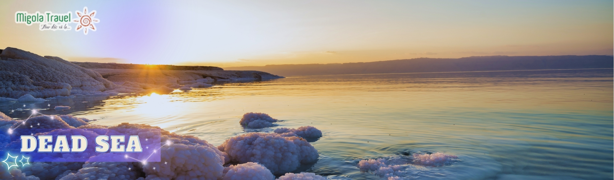 Dead Sea (Biển Chết) - nơi được cho là có khả năng chữa bệnh tuyệt vời, thể thả người nổi bồng bềnh trên mặt nước vừa thư giãn và đọc báo.